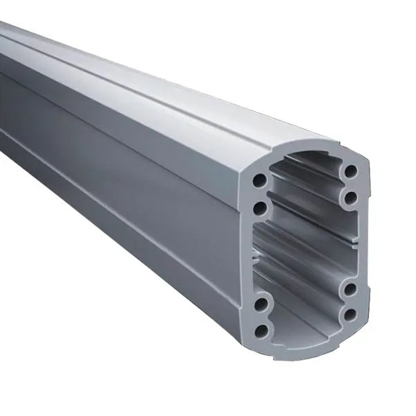 CP Perfil soporte cerrado CP 120/60 Longitud 250mm de aluminio RAL7035 2kg