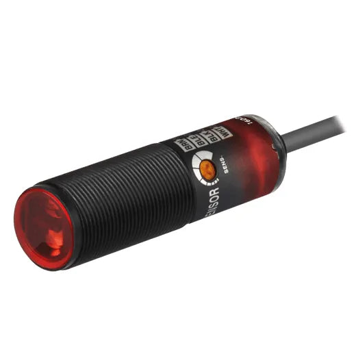 BRQP100-DDTA-P Sensor fotoeléctrico plástico M18 Dif-Reflectivo 100mm 24VCD PNP