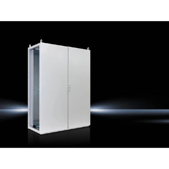 TS8 Armario de chapa de acero 1600Hx1200Wx500Dmm 2 Puertas IP55 NEMA 12 RAL7035