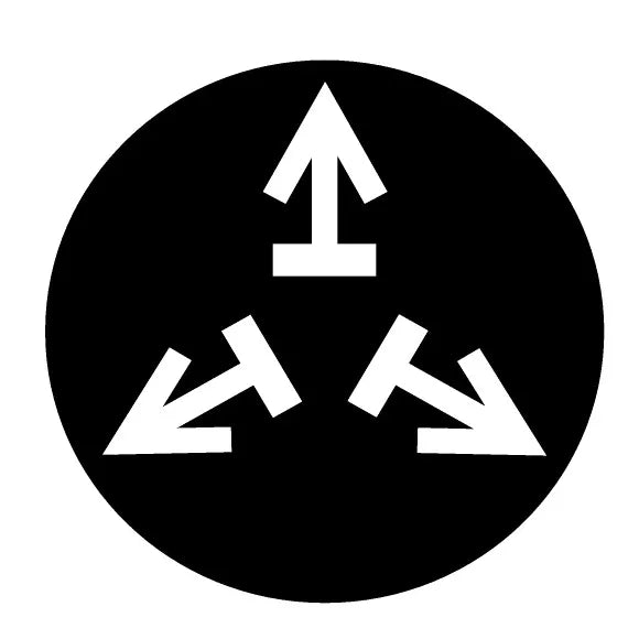 M22-XDH-S-X15 RMQ-Titan Placa para Botón D-Saliente Negro Símbolo -RELEASE-