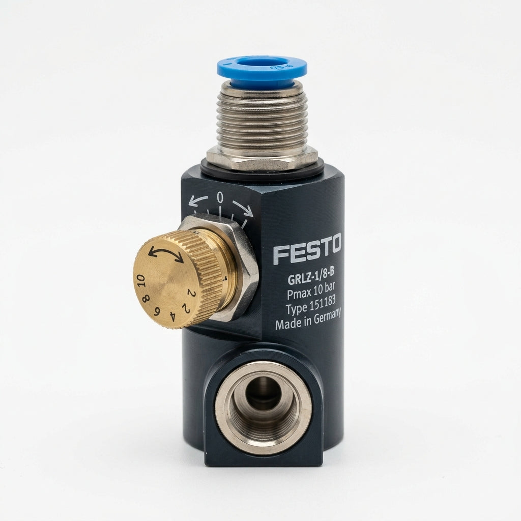 Festo GRLZ-1/8-B Válvula de estrangulación y antirretorno