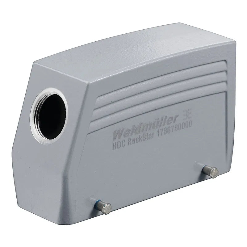 HDC 64D TSBU 1M32G Capota con salida lateral 64P 2Ganchos Grupo 8 1xM32 IP65