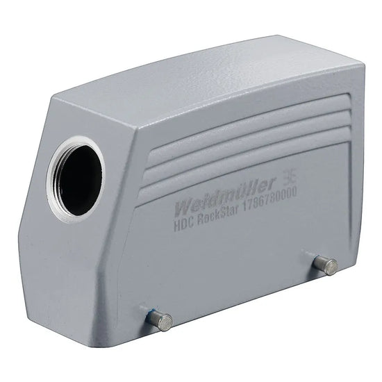 HDC 64D TSBU 1M32G Capota con salida lateral 64P 2Ganchos Grupo 8 1xM32 IP65