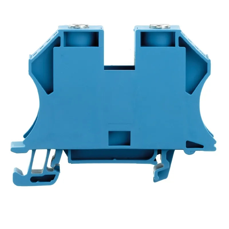 WDU 35N BL Clema de paso compacta en color azul 35mm² 12-2AWG 125A 1000VCA