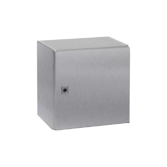 AE Gabinete mural de acero inoxidable AISI304 1P 300Hx300Wx210Dmm IP66 NEMA 4X