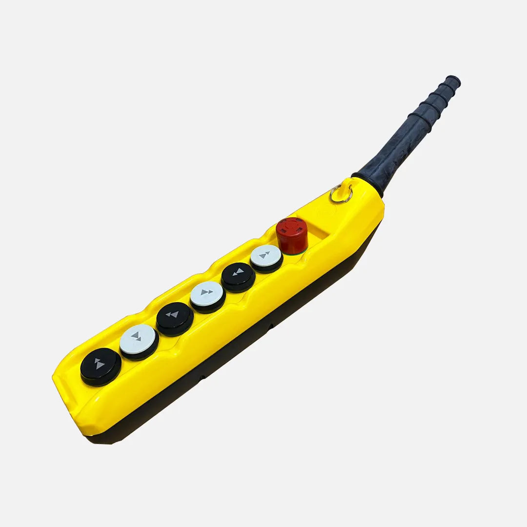 PL07D6/E Botonera aerea, 6 botones + 1 Boton hongo Paro de emergencia