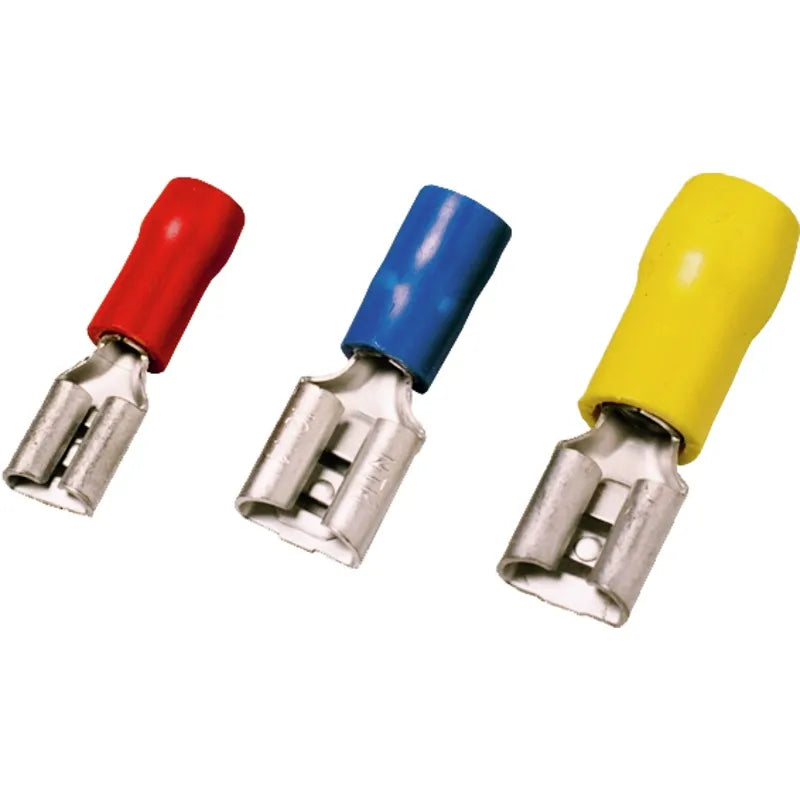 LIF 1,5F288 R Terminal faston hembra aislado 2.8Wx0.8Tmm 20-16AWG Rojo 100PZ