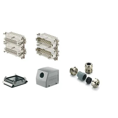 HDC-KIT-HE 32.140 KIT RockStar Salida lateral 32P+PE 16A 500V Grupo10 PG29