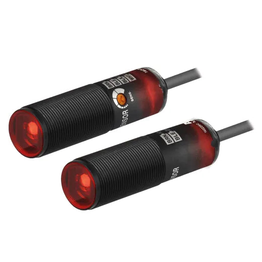 BRQP5M-TDTA Sensor fotoeléctrico plástico M18 Barrera 5m 24VCD NPN