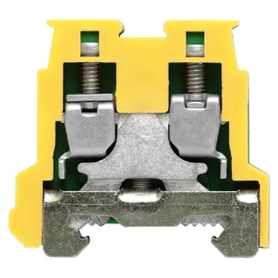 AKE 2.5 Clema de tierra 2.5mm² 26-12AWG 250VCA Verde-Amarillo