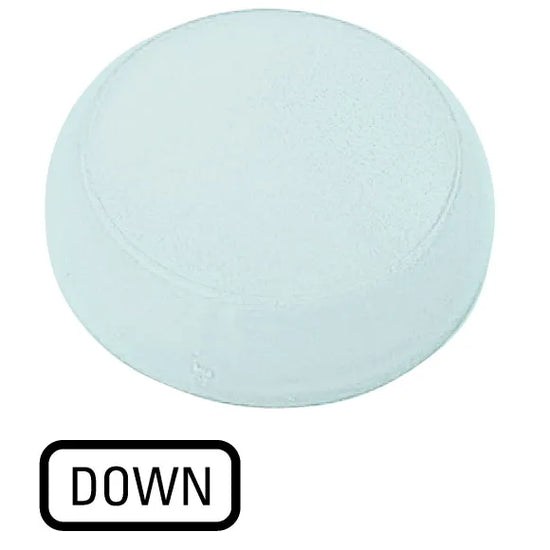 M22-XL-W-GB4 RMQ-Titan Lente para luz piloto Diseño-Plano color Blanco -DOWN-