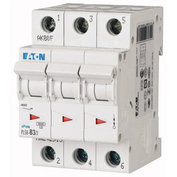 PLS6-C3/3-MW Xpole Interruptor termomagnético (ITM) 3P 3A 6kA Curva C