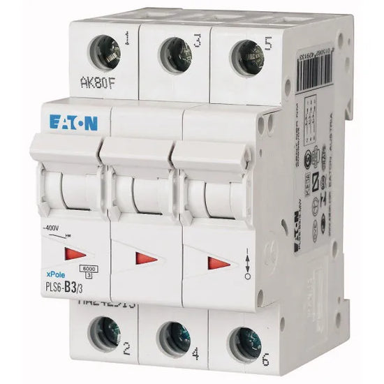 PLS6-C3/3-MW Xpole Interruptor termomagnético (ITM) 3P 3A 6kA Curva C