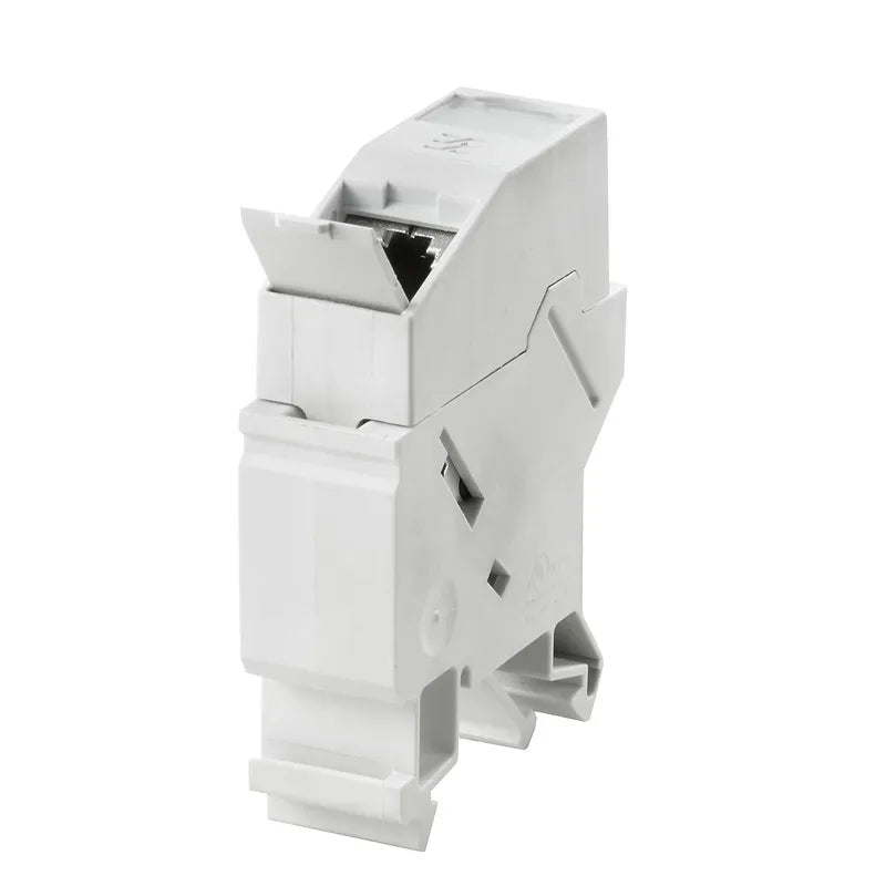 IE-XM-RJ45/IDC Conector hembra RJ45 CAT 6A para Riel DIN Salida Diagonal