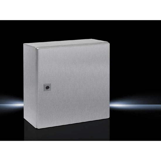 AE Gabinete mural de acero inoxidable AISI304 1P 380Hx380Wx210Dmm IP66 NEMA 4X