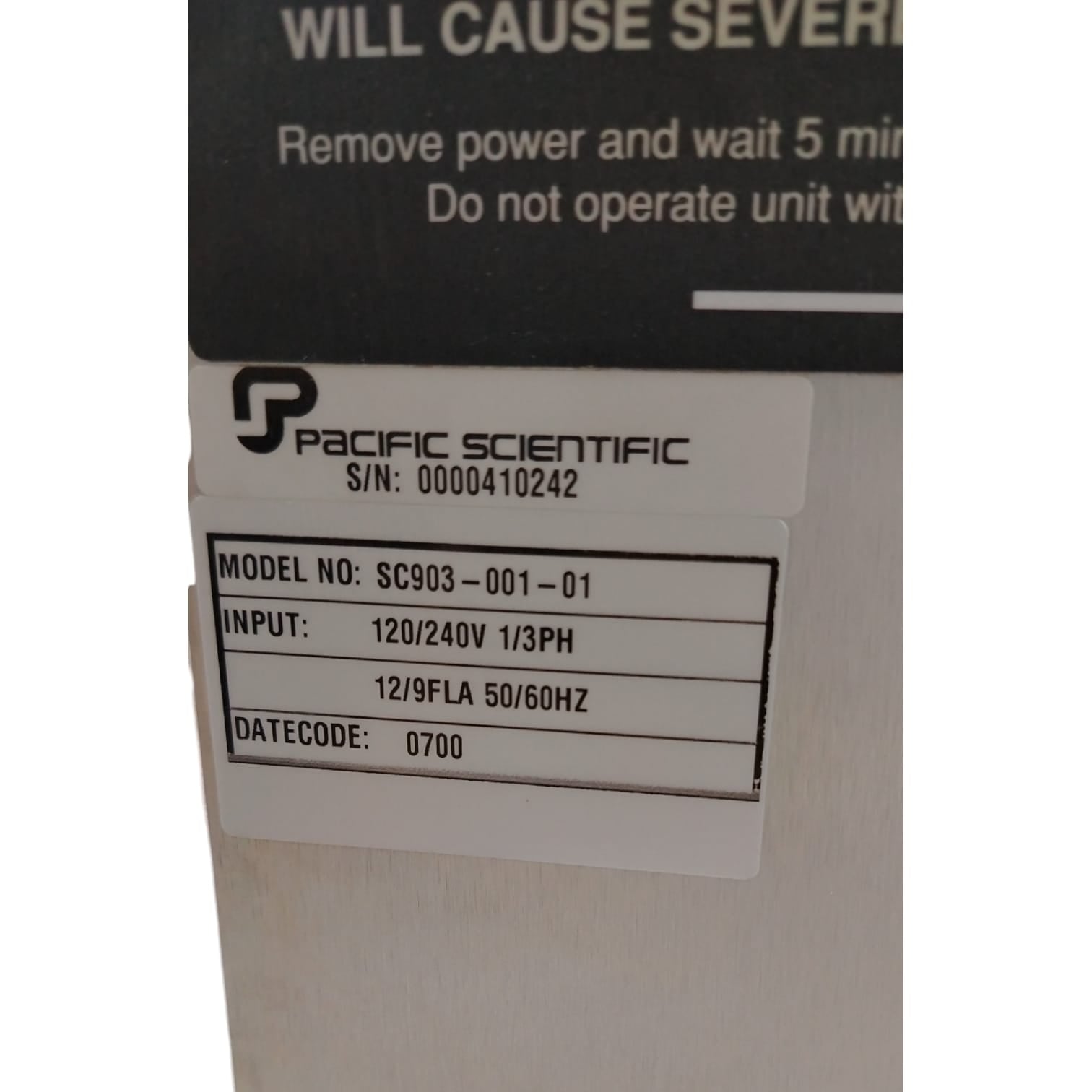 Pacific Scientific Sc903-001-01 servodrive