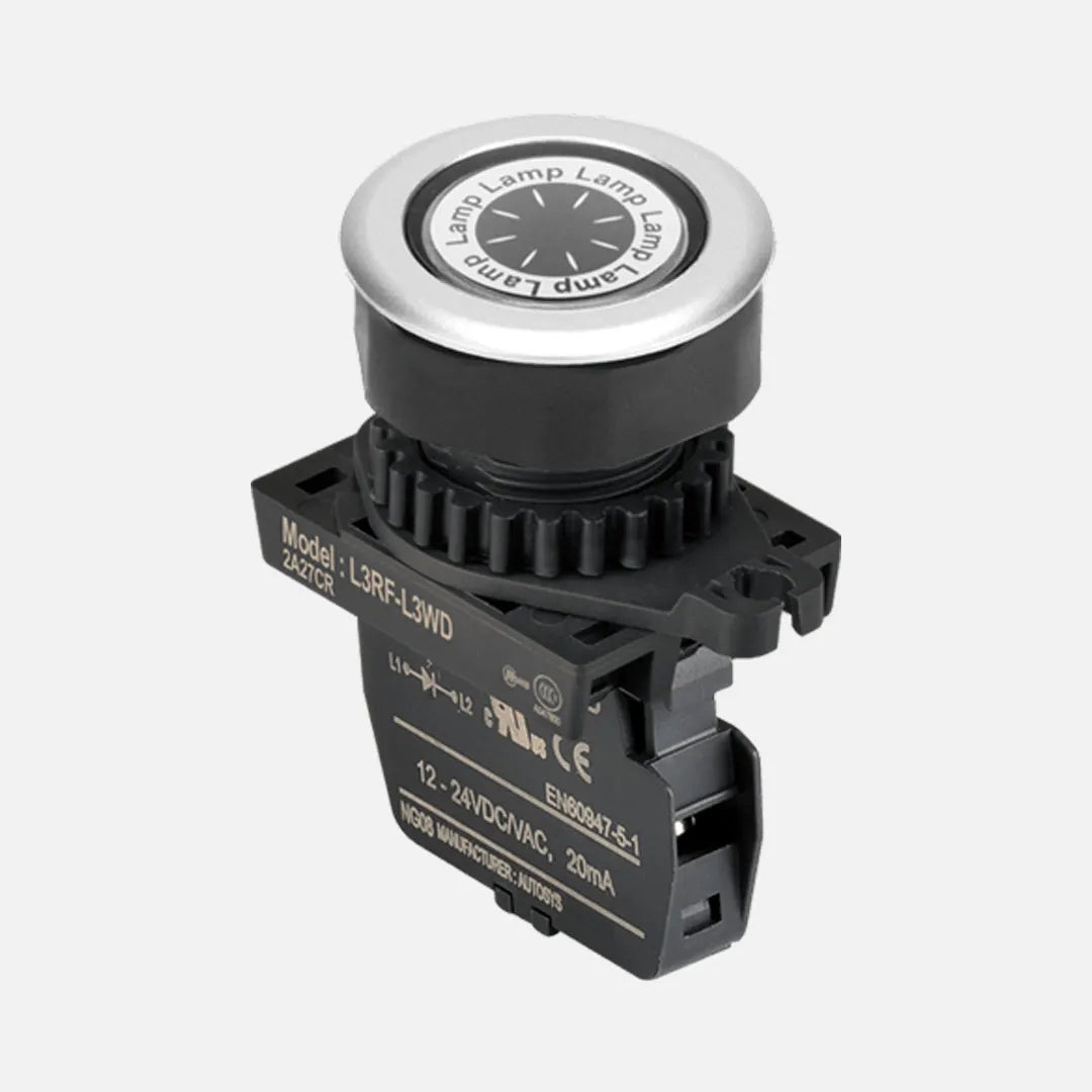 LAMP 30mm BLANC  MOD RAZ 12-24V