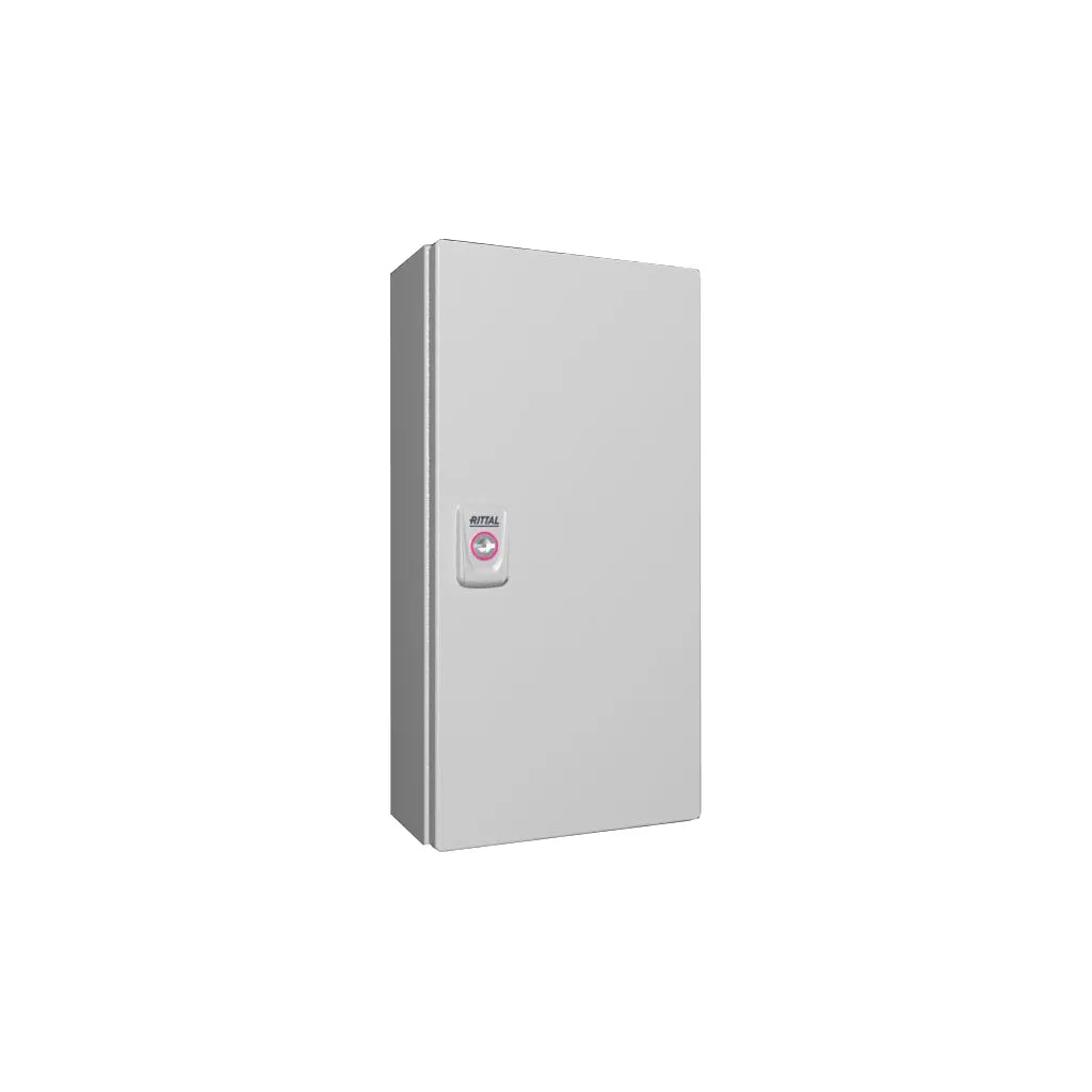 KX E-Box Caja pequeña de chapa de acero 400Hx200Wx120Dmm IP66 RAL7035