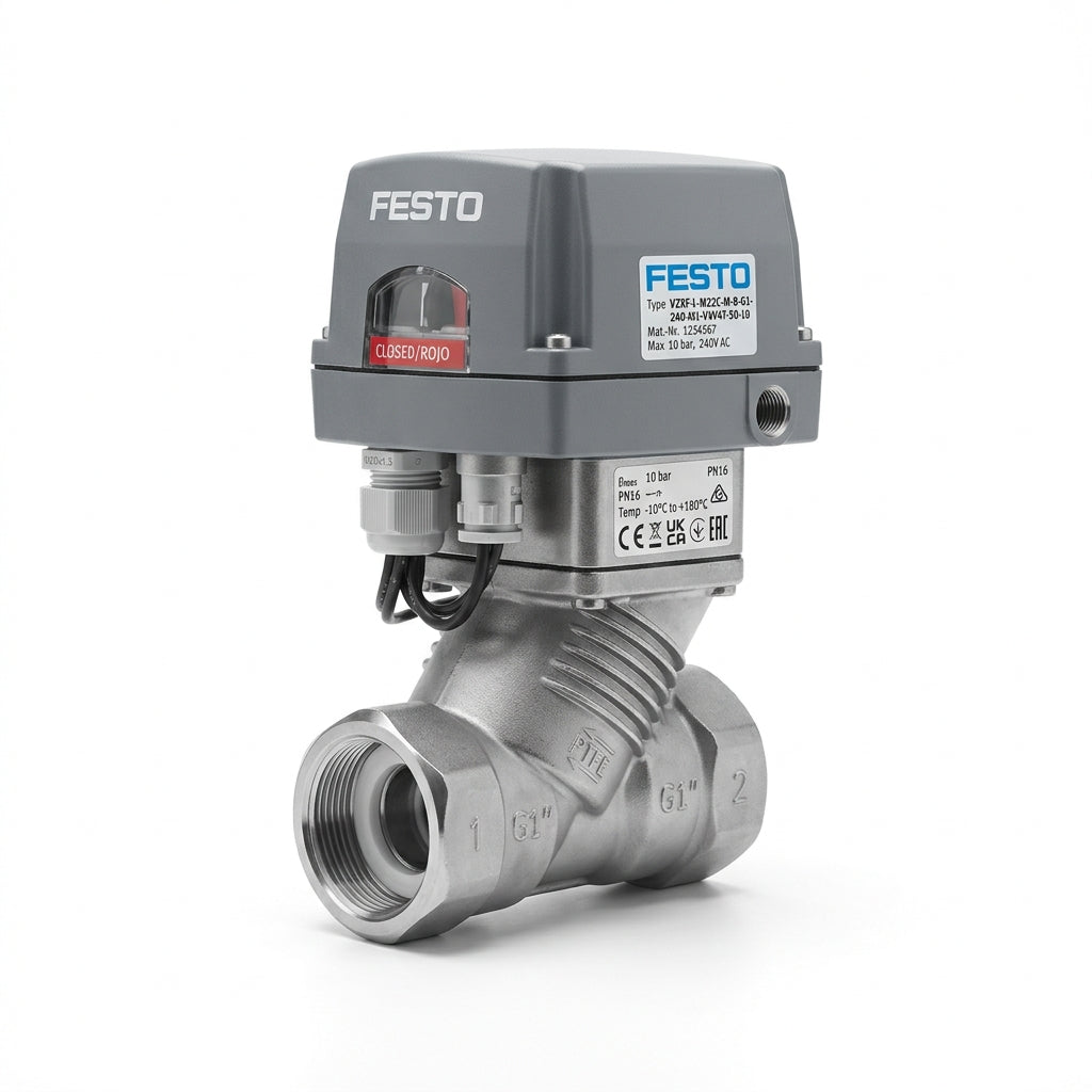 FESTO VZXF-L-M22C-M-B-G1-240-M1-V4V4T-50-10