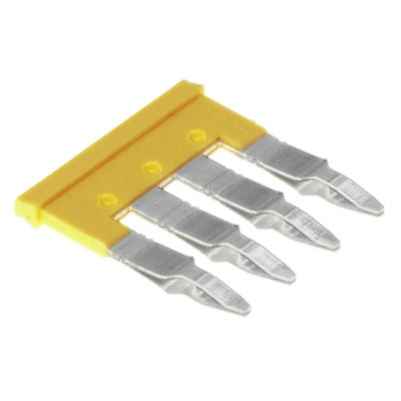 ZQV 4N/4 GE  Puente enchufable amarillo de 4 polos para WDU/ZDU/ZDK… de 4 mm²