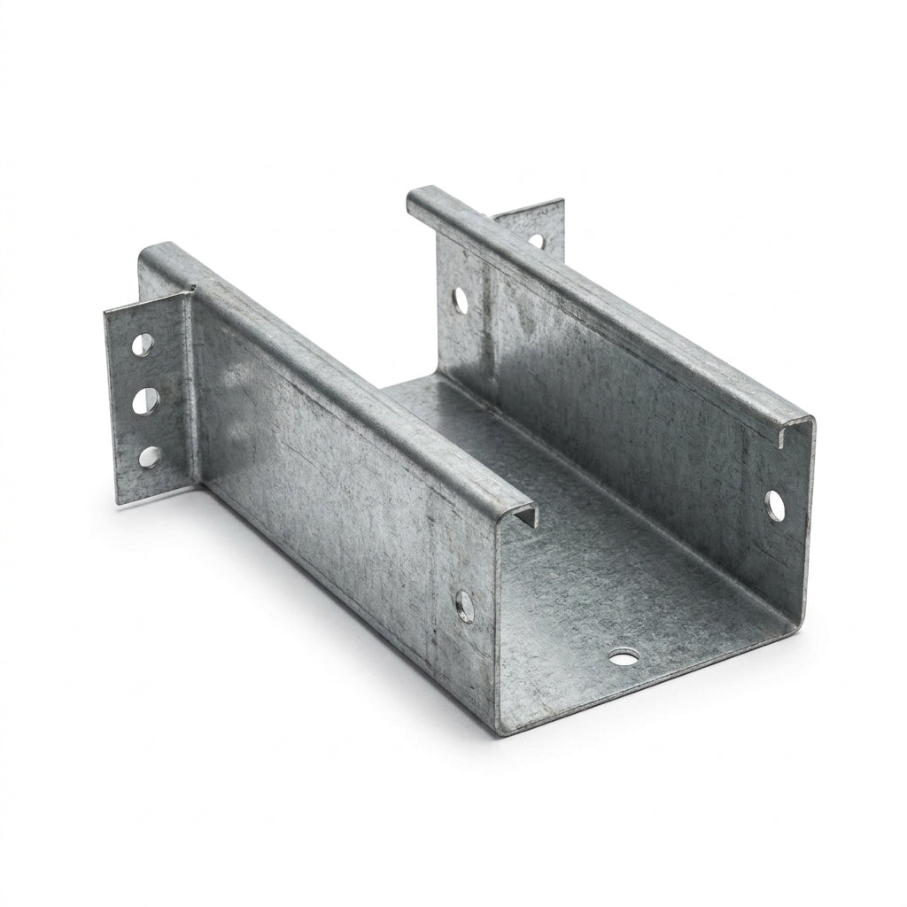 BIND [G2X4LG6] 6 PIES CANALETA RANURADA ANCHA PANDUCT GRIS CLARO PVC 4.1 X 2.25 PULG
