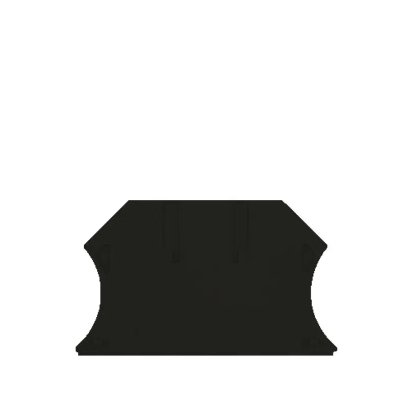 WAP 2.5-10 SW Tapa final para clema WDU 2.5-10 Color negro