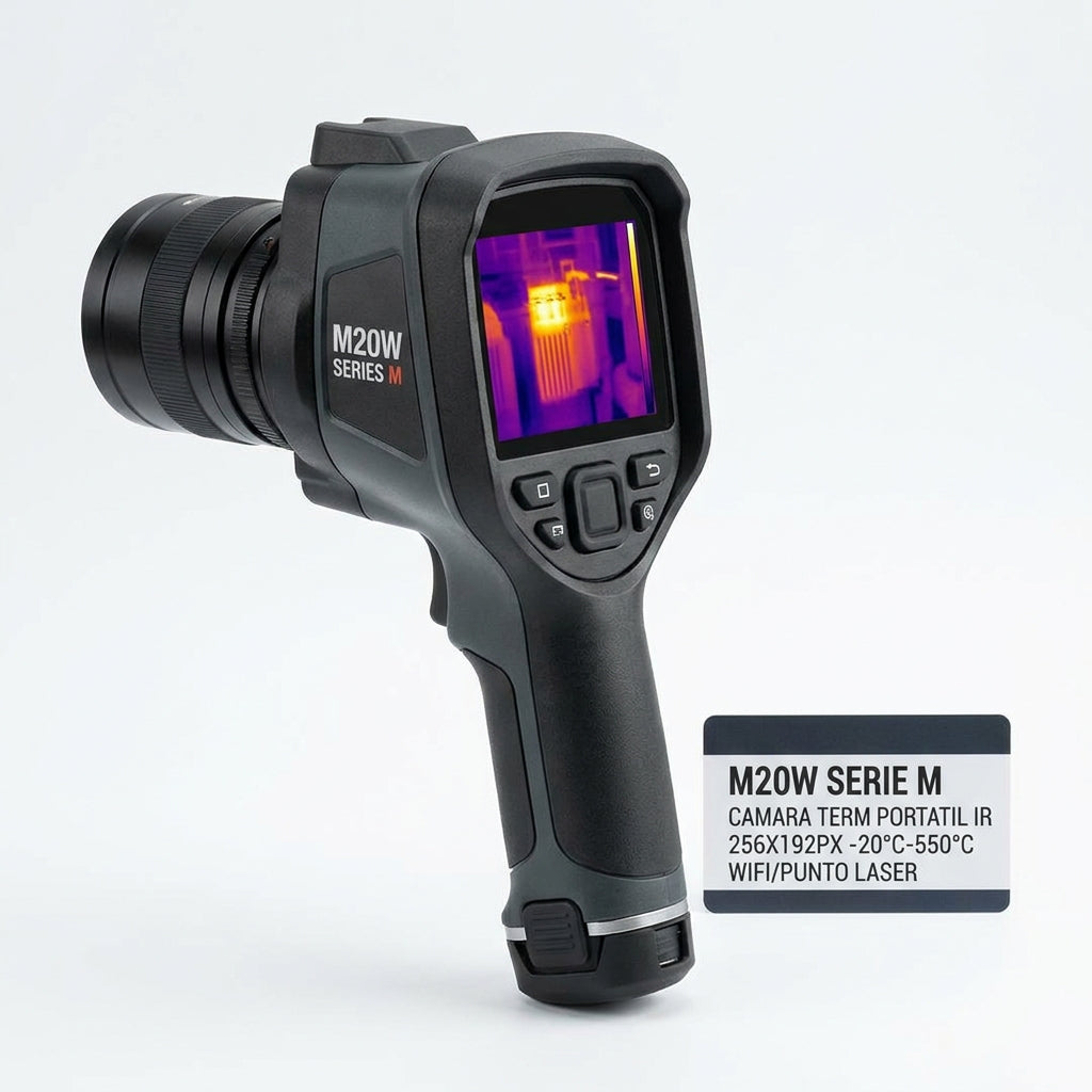 M20W SERIE M CAMARA TERM PORTATIL IR 256X192PX -20°C-550°C WIFI/PUNTO LASER