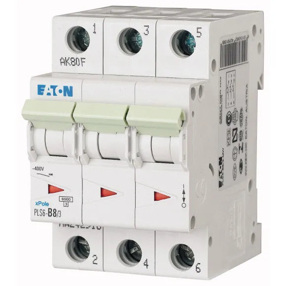 PLS6-C8/3-MW Xpole Interruptor termomagnético (ITM) 3P 8A 6kA Curva C