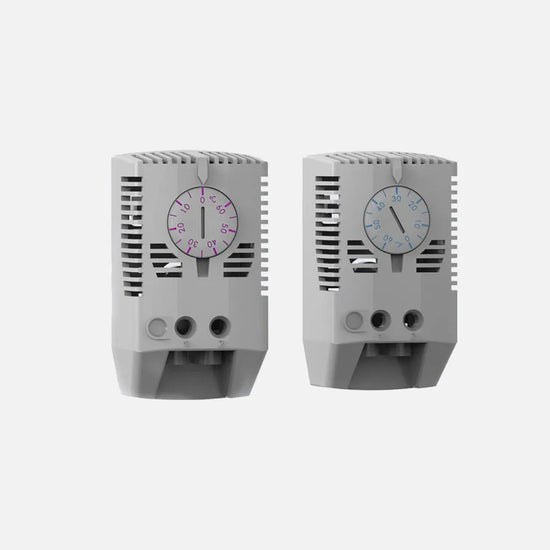 Termostato interior ajustable para armarios 0 °C a +60 °C 1NA 15A 120V
