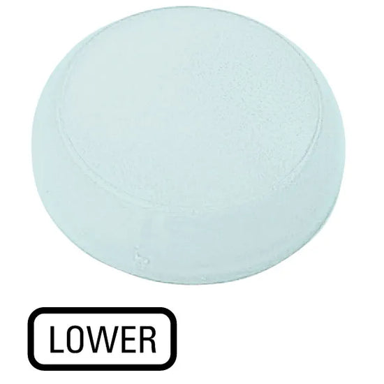 M22-XL-W-GB18 RMQ-Titan Lente para luz piloto Diseño-Plano color Blanco -LOWER-