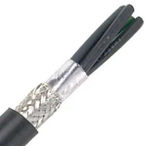 Cable blindado para VFD 4×14, 105°C 600v, cobre, PVC/negro num LAPP
