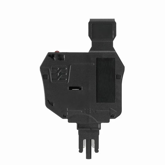 SIHA 3/G20/LD 140-250V Cartucho portafusible europeo c/LED 6.3A negro P/WTR 2.5/