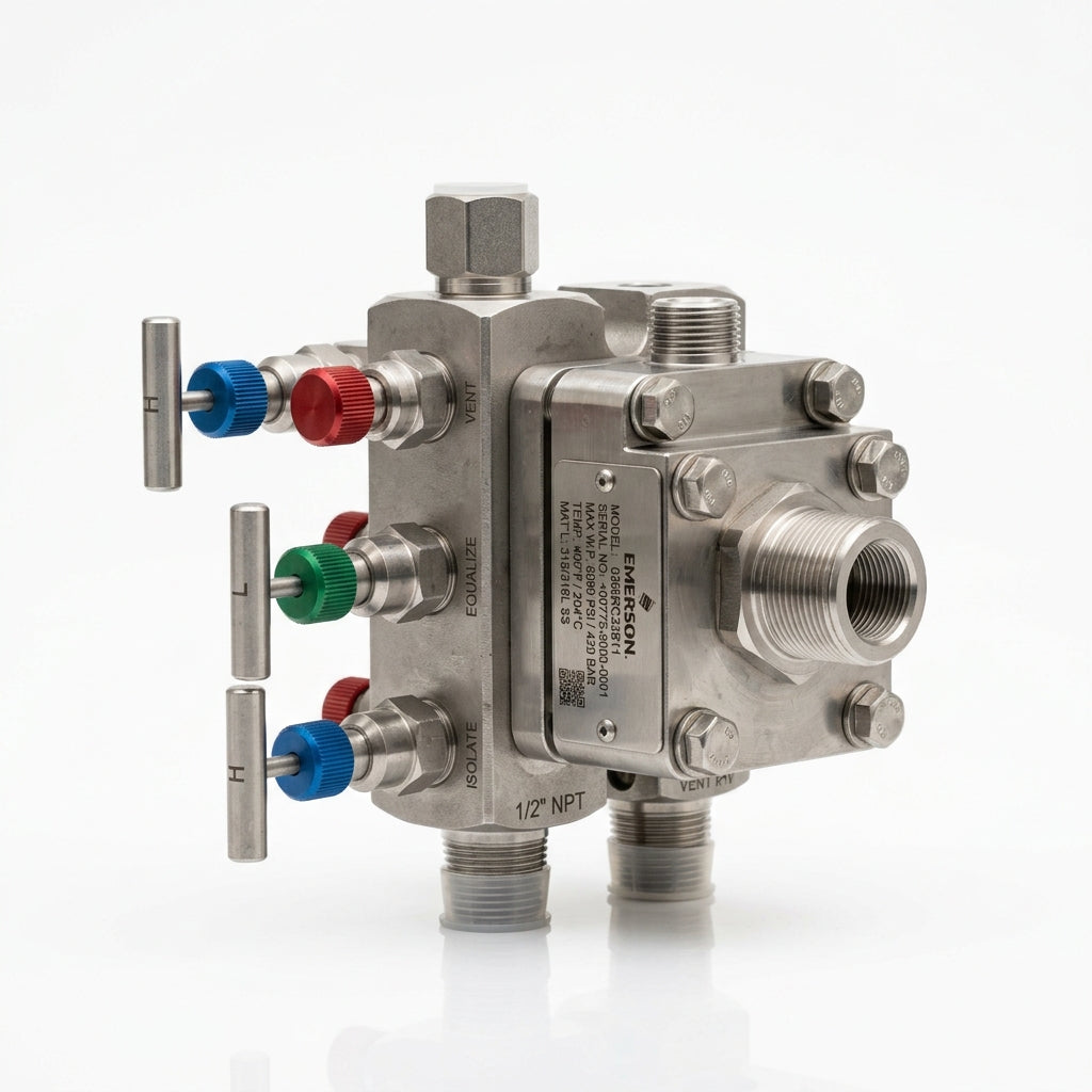 EMERSON 0305RC32B11+00775-9000-0001 Manifold de válvulas múltiples