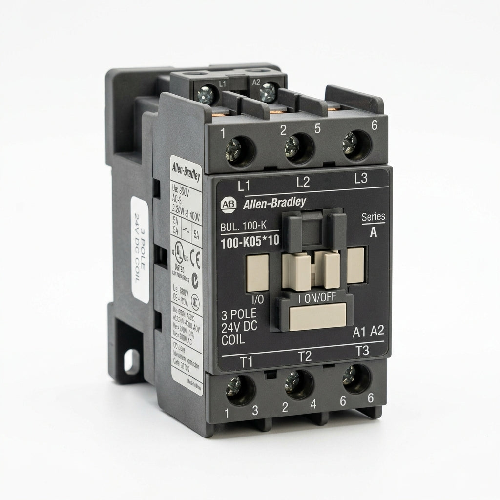 Allen Bradley 100-k05*10 Ser A contactor monofásico/trifásico Con Detalle