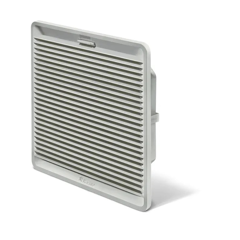 Filtro de salida uso exterior 177x177mm RAL 7000 para ventilador Tamaño 2
