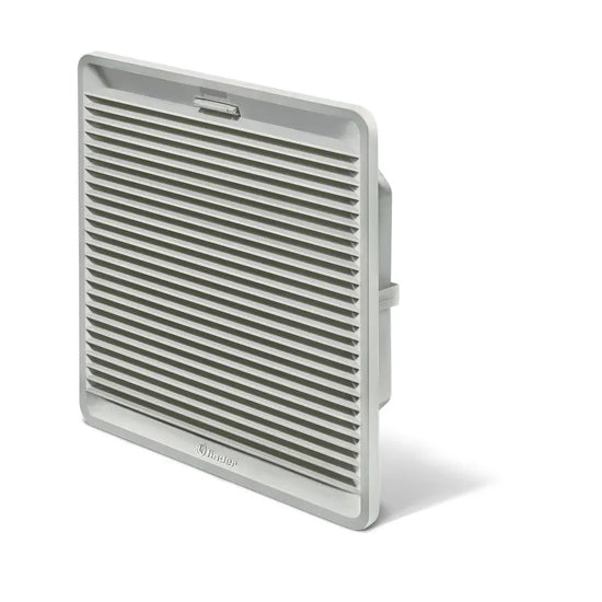 Filtro de salida uso exterior 177x177mm RAL 7000 para ventilador Tamaño 2