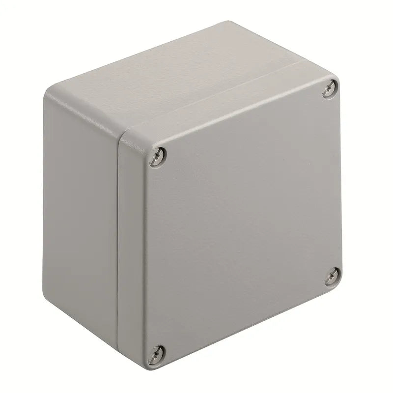 KLIPPON Caja de bornes de aluminio 120Hx122Wx81Dmm IP68 RAL 7001 1 pieza