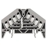 PPV 4 GR 35X7.5 DGR Distribuidor de potencial 8 niveles 16conexiones 1.5mm² Gris