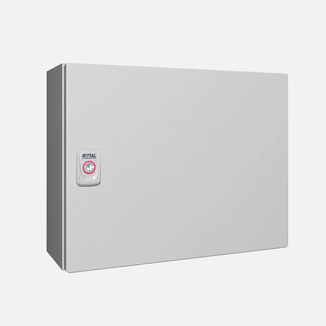 KX E-Box Caja pequeña de chapa de acero 300Hx380Wx155Dmm IP66 RAL7035
