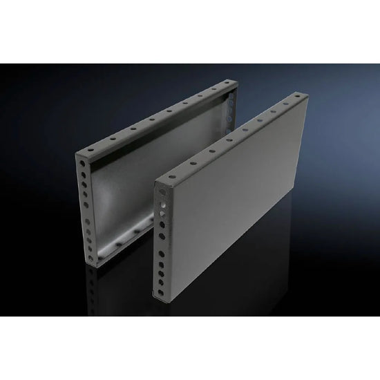 TS Zócalo lateral de chapa de acero 200x600mm RAL 7022