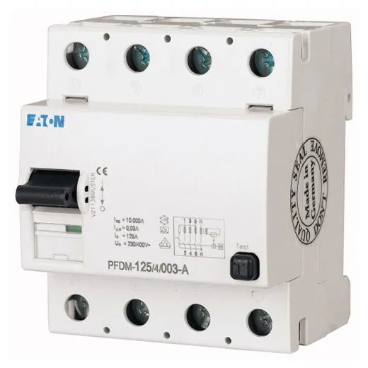 PFDM-125/4/003 Xpole Interruptor diferencial 4P 125A 10kA tipo AC 30mA
