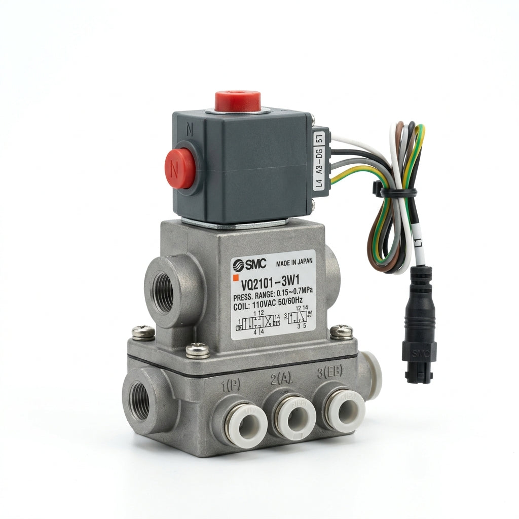 SMC VQ2101-3W1 válvula solenoide neumática