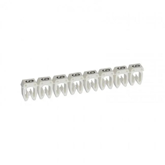 CAB 3 Identificador de cable 0.15-0.5mm² 24-22AWG Color blanco Numero 9