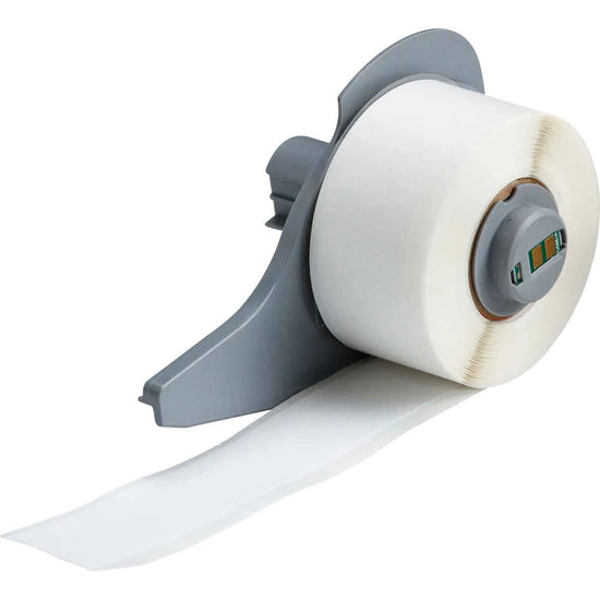 Etiqueta continua de tela de nailon 1″ 1W in x 30L ft Negro en Blanco