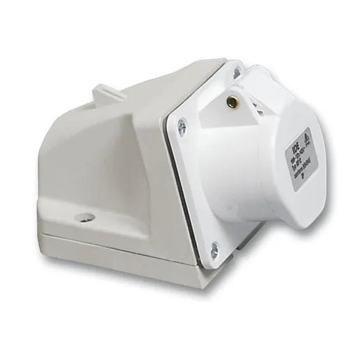 Base mural CD 32A 2P 24VCD 10h Blanco IP44