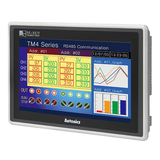 GP-S070-T9D6 HMI 7″ 320X240px TFT Color LCD 16,777,216 colors 24VDC