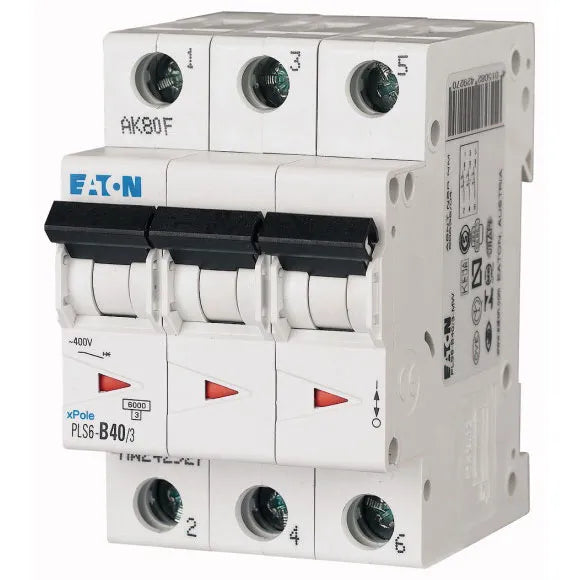 PLS6-C40/3-MW Xpole Interruptor termomagnético (ITM) 3P 40A 6kA Curva C
