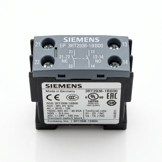 SIEMENS/EP 3RT2936-1BB00