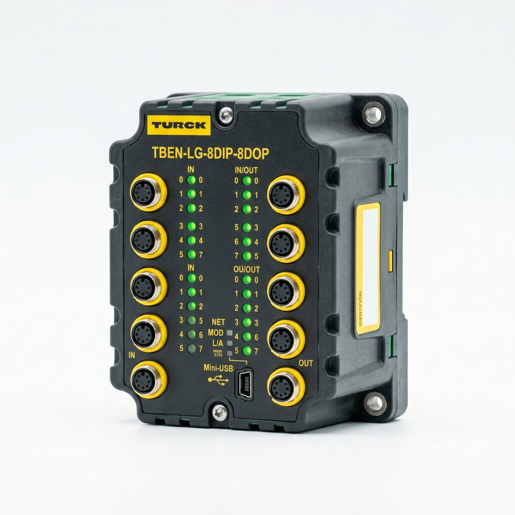 Turck Tben-LG-8dip-8dop módulo de E/S digital compacto y multiprotocolo