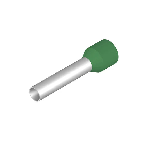 H6,0/26T GN Terminal tipo ferrul aislado 26L 6mm² 10AWG Verde 100PZ